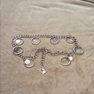 Baby Phat Silver Coin Belt